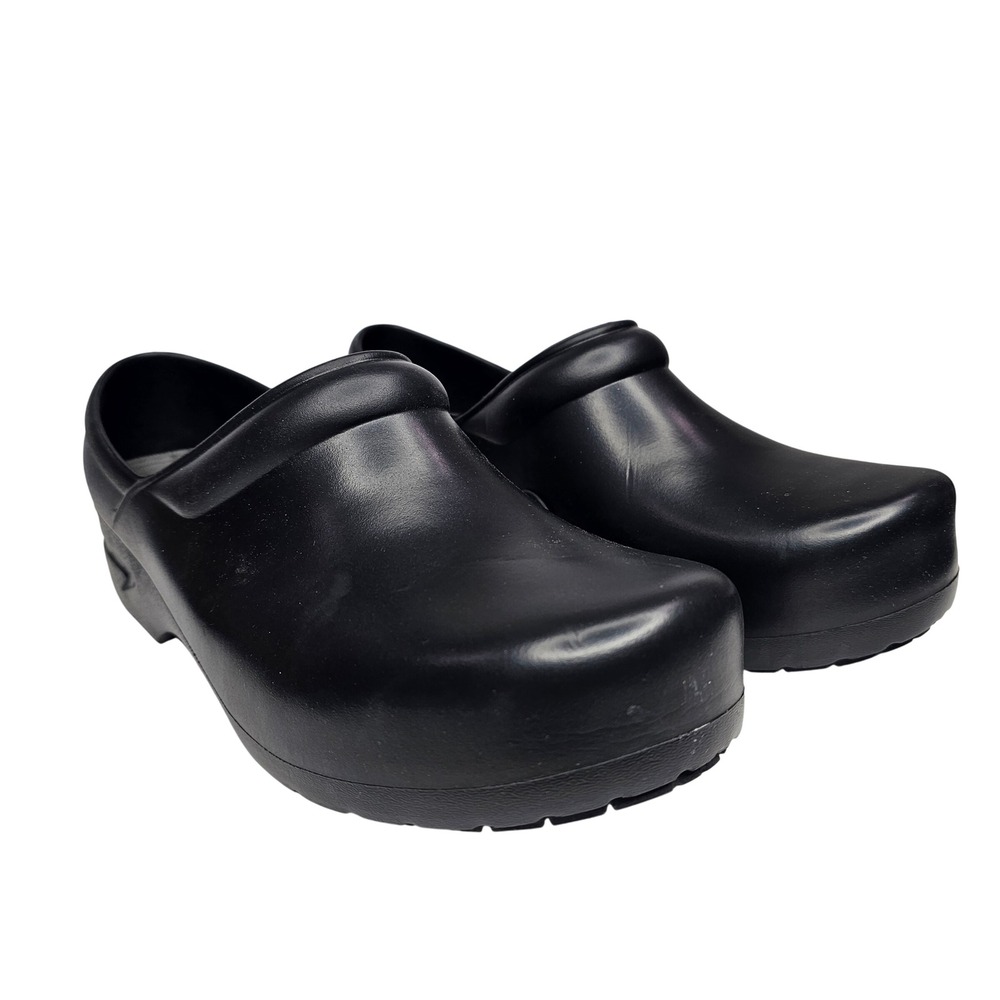 Anywear Guardian Angel Women Size 8 Black Clogs Slip Resistant Nursing Shoes